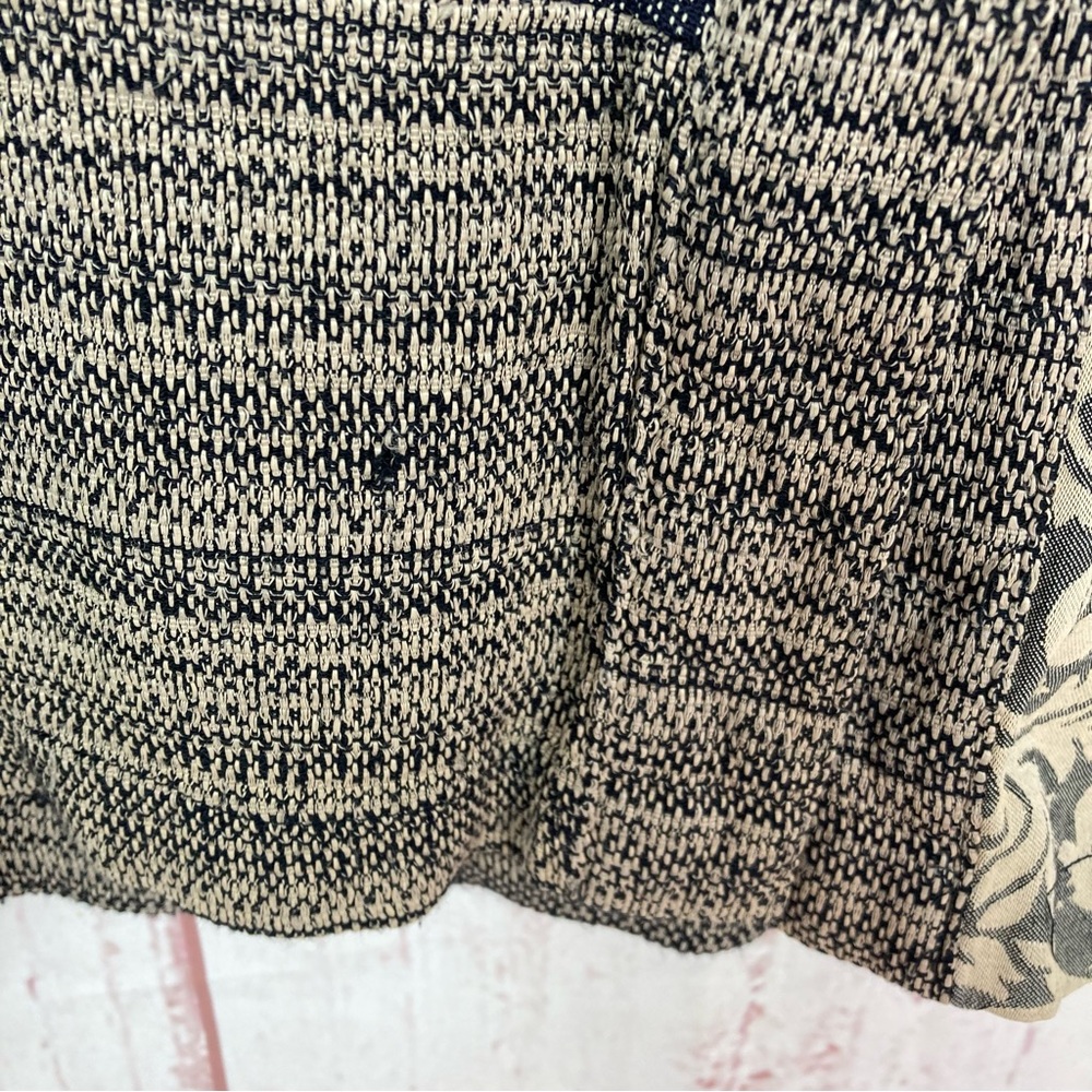 Vintage Saint Germain Woman 1X Button Shirt Mixed Media USA Unique Buttons Flaws - Picture 14 of 14